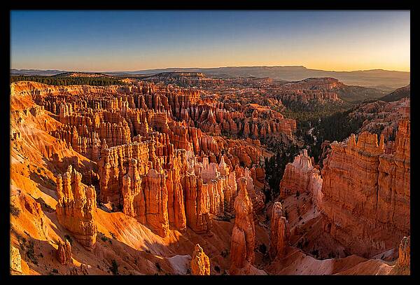Bryce Amphitheater At Golden Hour