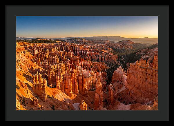 Bryce Amphitheater At Golden Hour