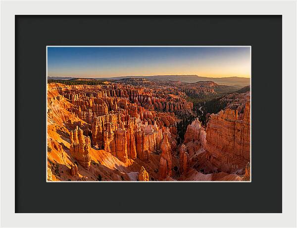 Bryce Amphitheater At Golden Hour