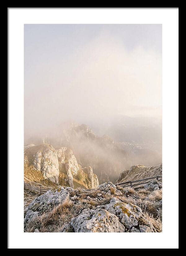 Bucegi Mountains In Mist