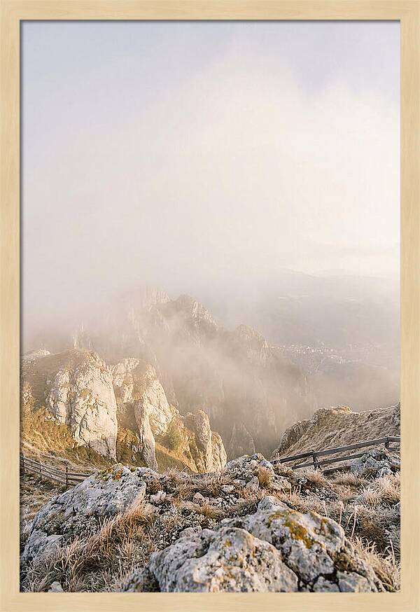 Bucegi Mountains In Mist