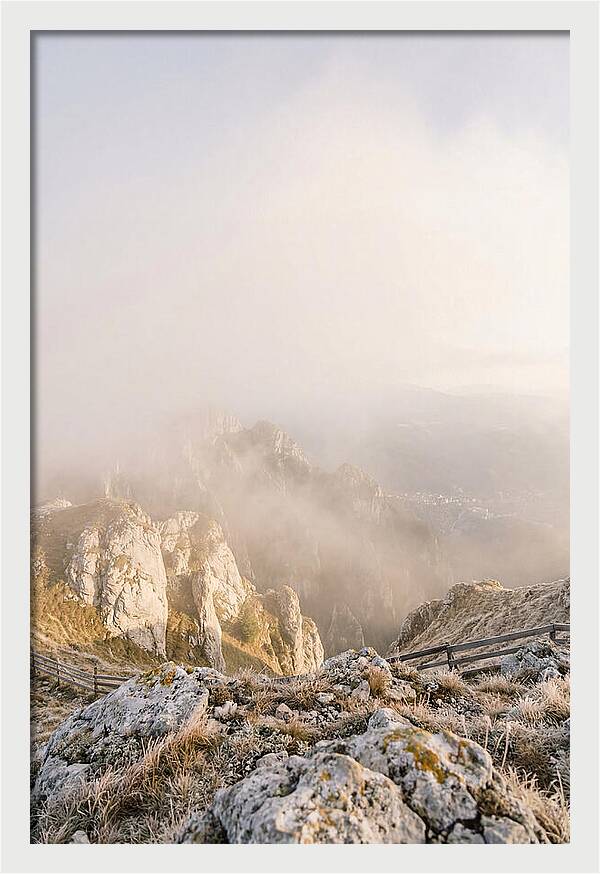 Bucegi Mountains In Mist
