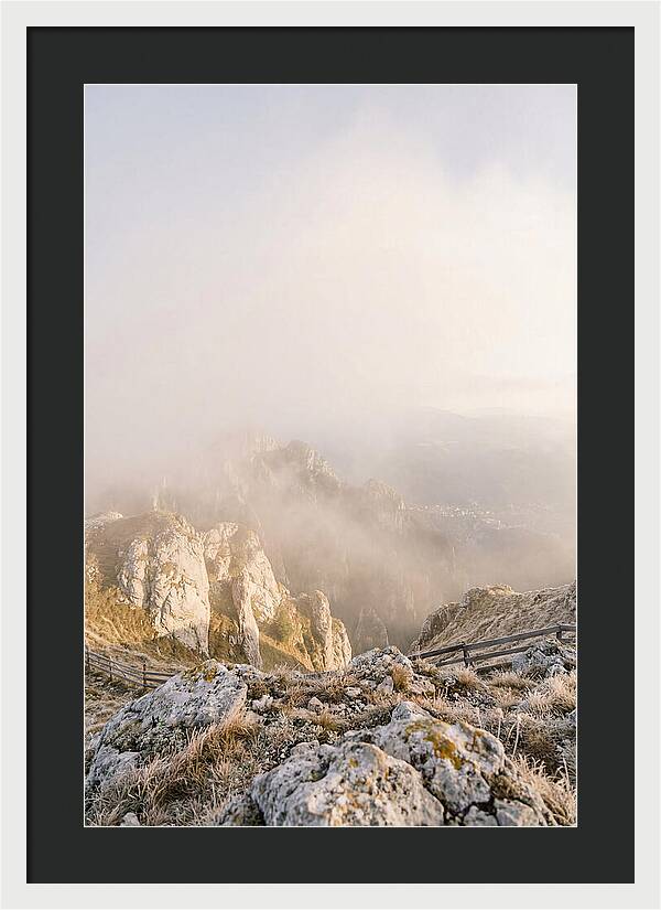 Bucegi Mountains In Mist