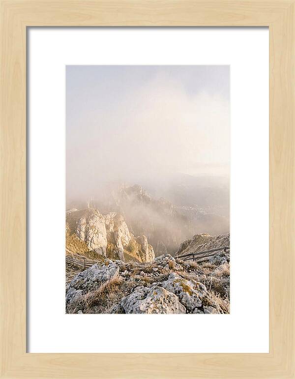 Bucegi Mountains In Mist