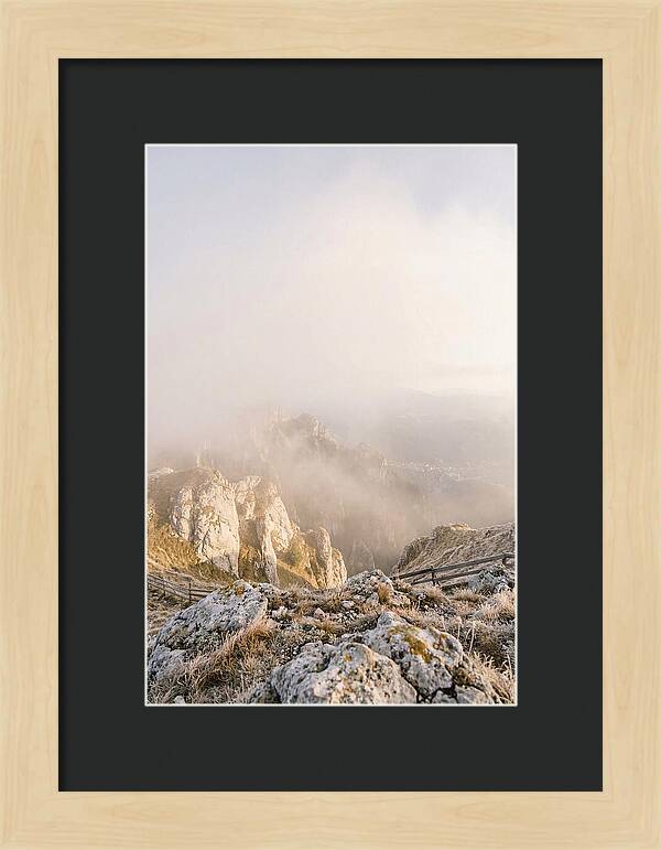 Bucegi Mountains In Mist