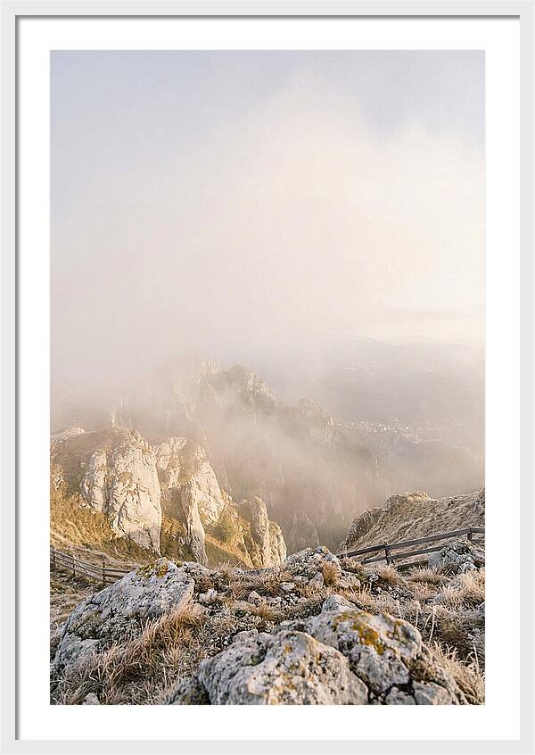 Bucegi Mountains In Mist