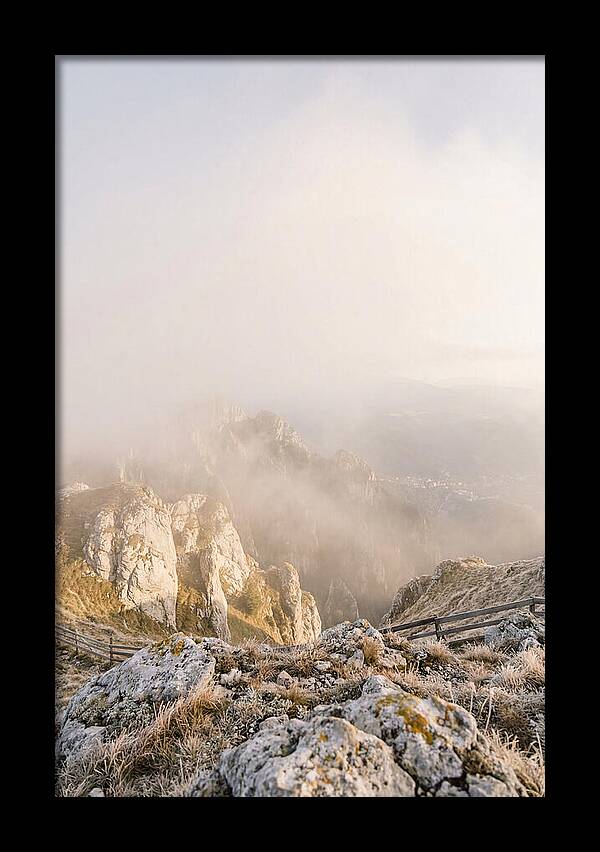 Bucegi Mountains In Mist