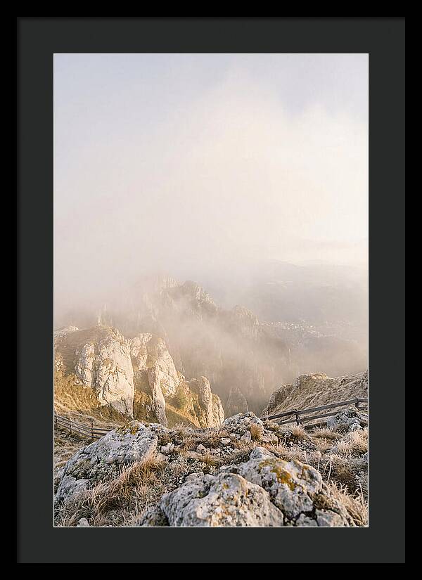 Bucegi Mountains In Mist