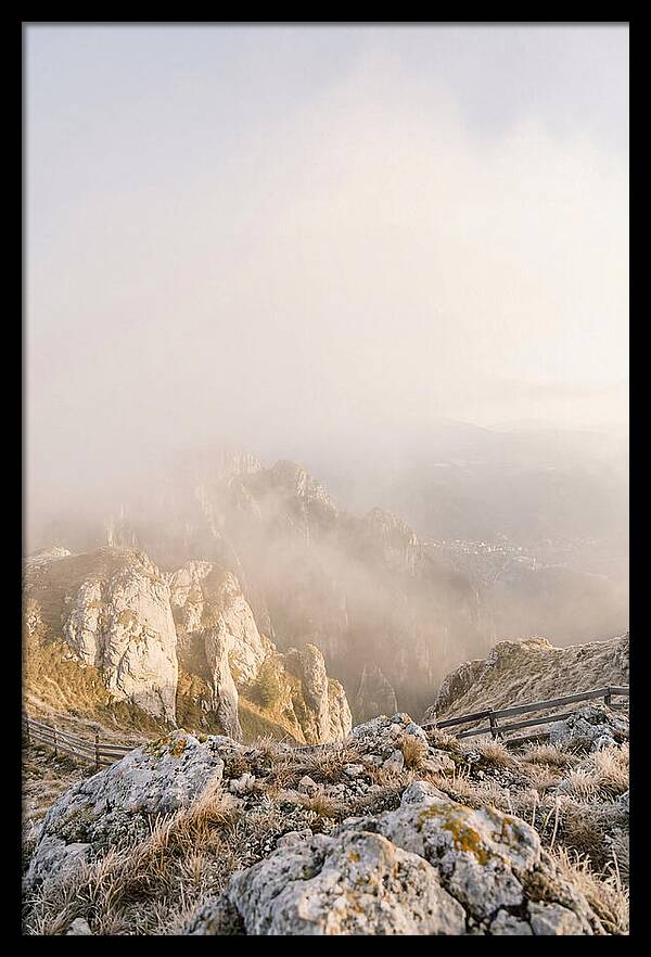 Bucegi Mountains In Mist