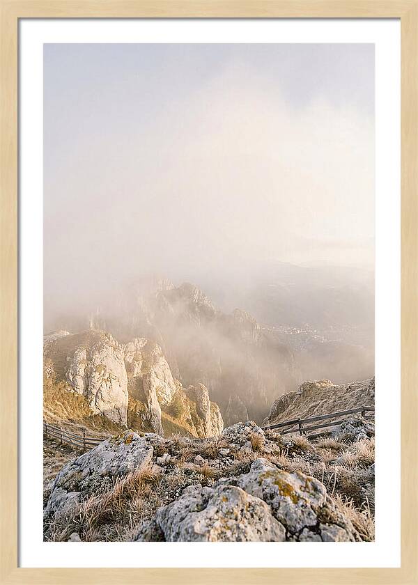 Bucegi Mountains In Mist