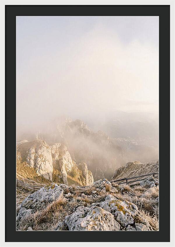 Bucegi Mountains In Mist