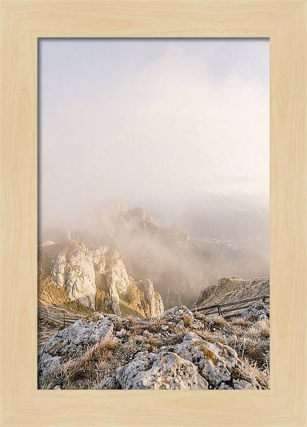 Bucegi Mountains In Mist