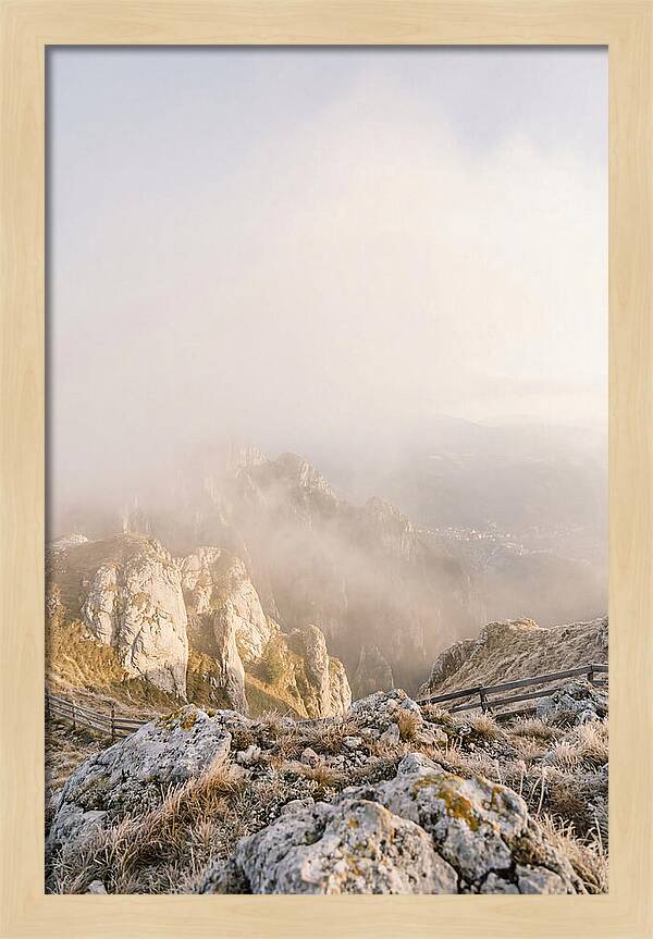 Bucegi Mountains In Mist
