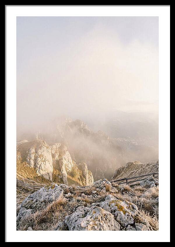 Bucegi Mountains In Mist