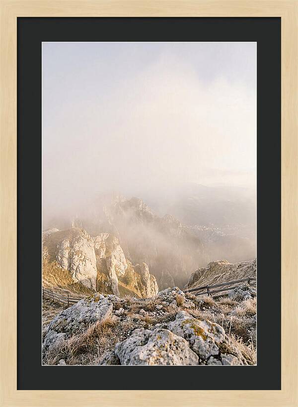 Bucegi Mountains In Mist