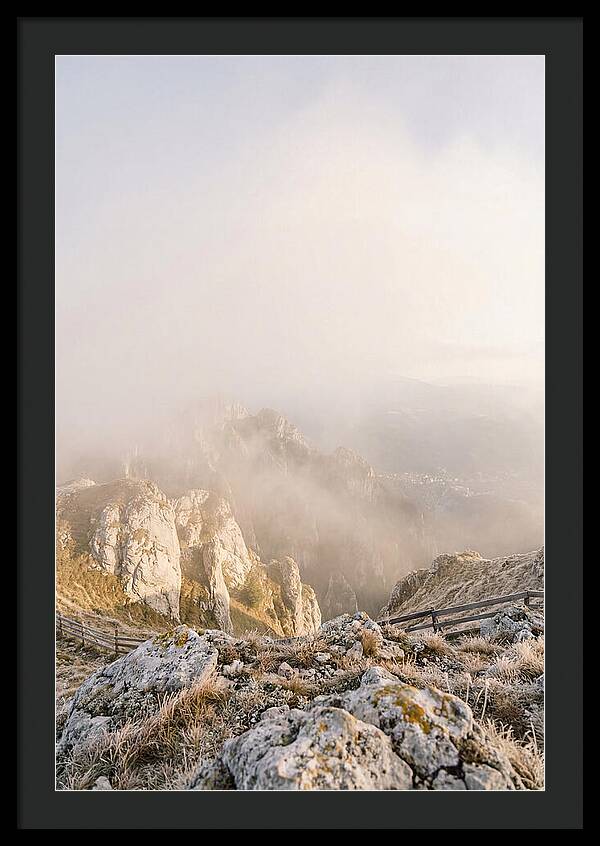 Bucegi Mountains In Mist