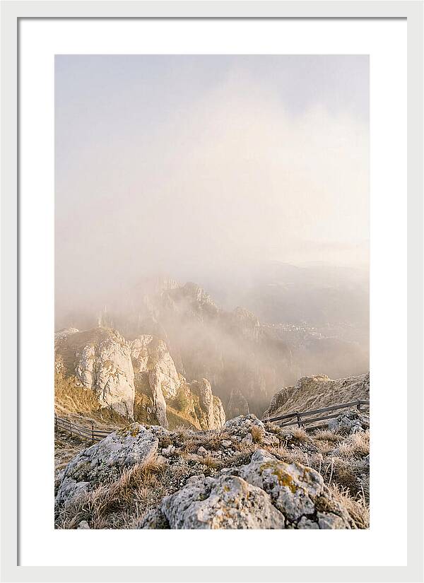 Bucegi Mountains In Mist