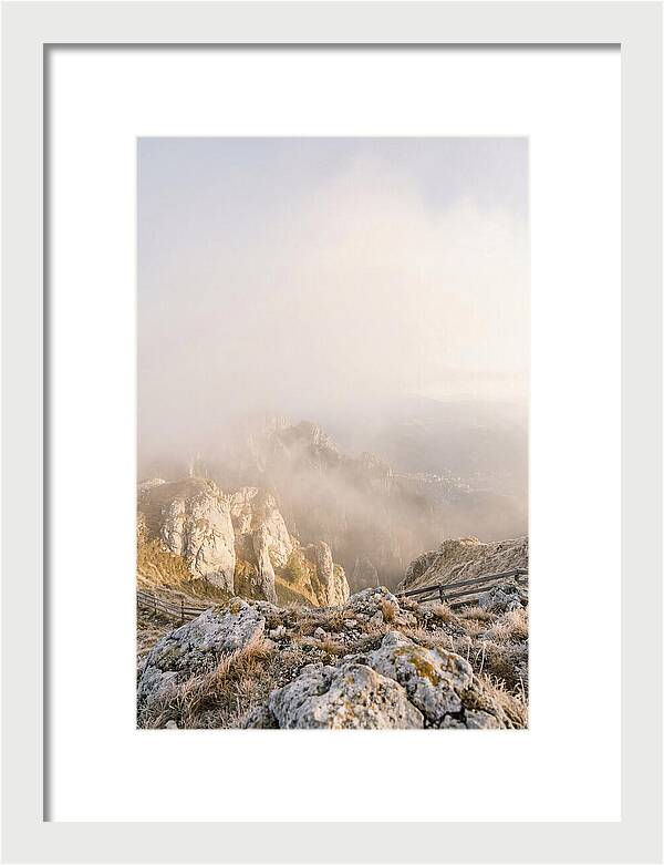 Bucegi Mountains In Mist