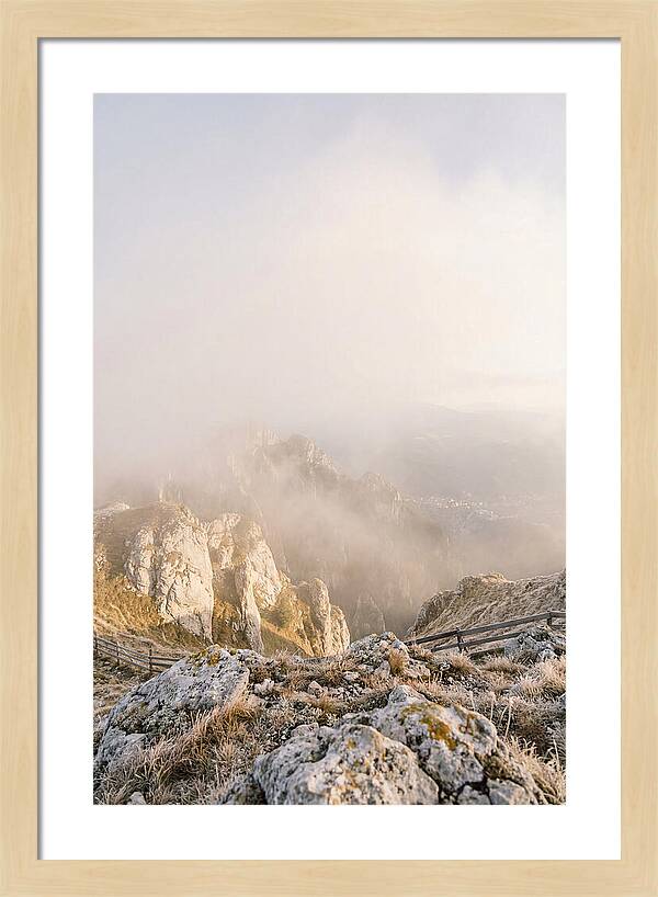 Bucegi Mountains In Mist