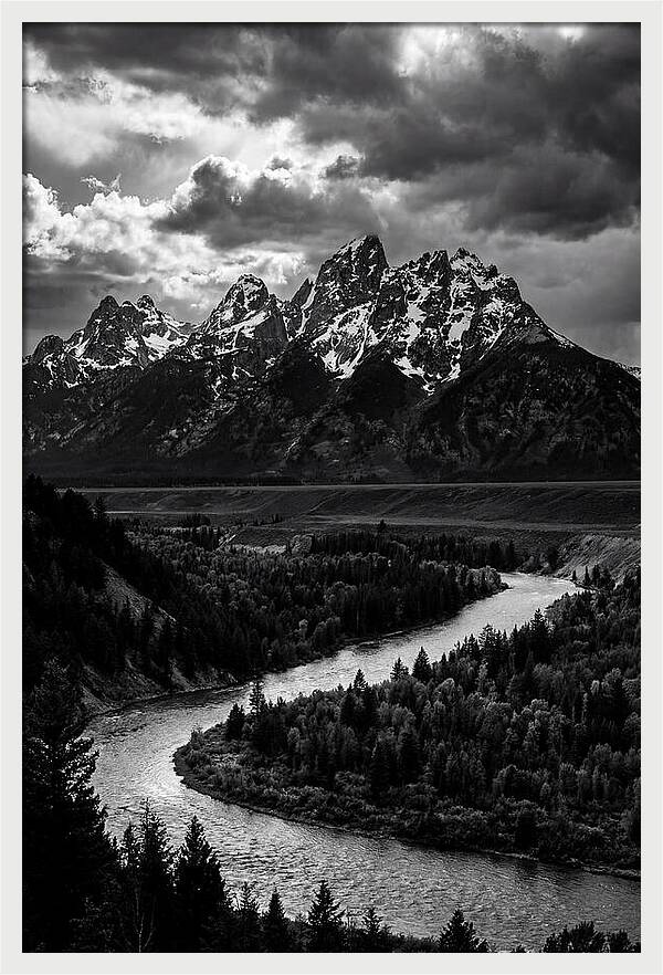 Bucegi Mountains In Monochrome