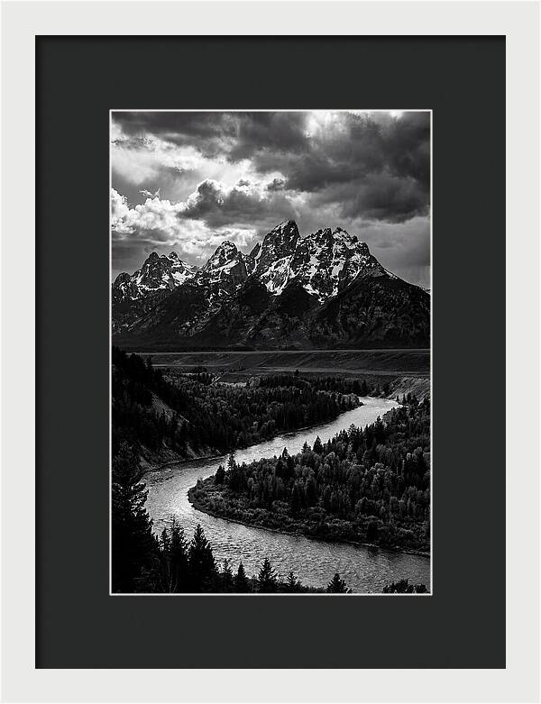 Bucegi Mountains In Monochrome