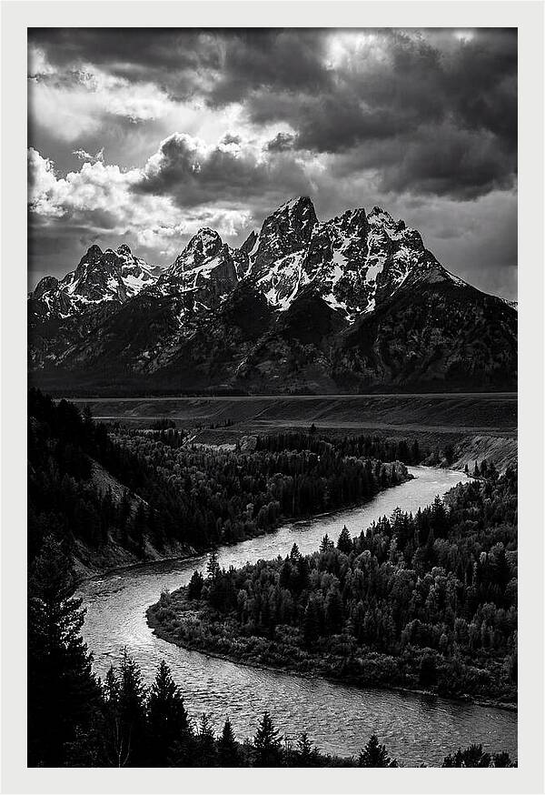 Bucegi Mountains In Monochrome