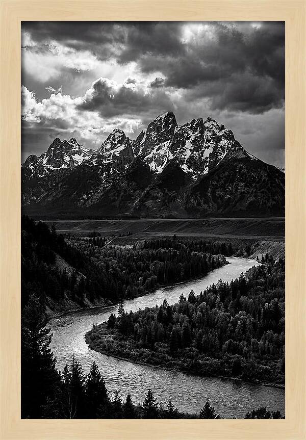 Bucegi Mountains In Monochrome