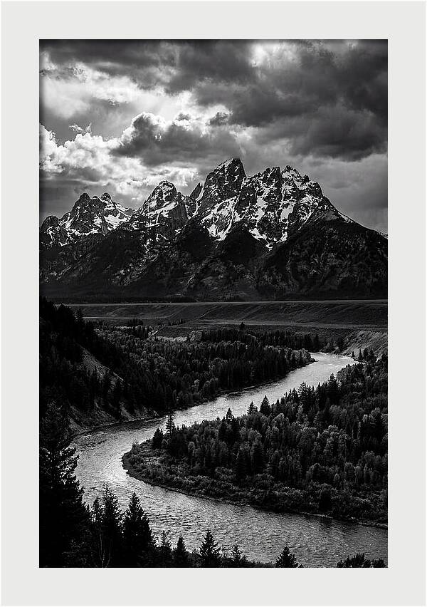 Bucegi Mountains In Monochrome