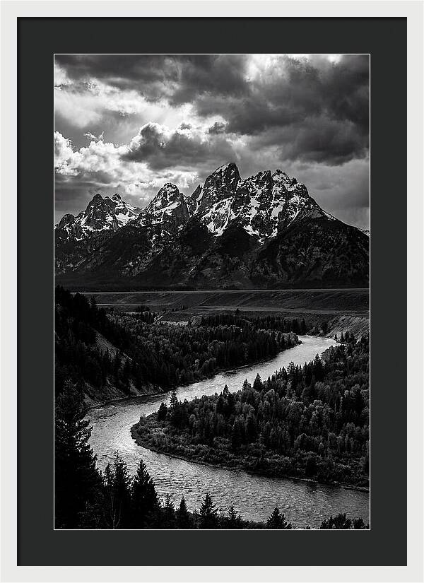 Bucegi Mountains In Monochrome