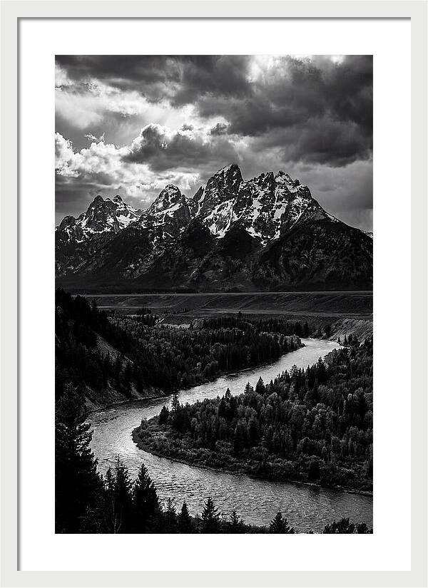 Bucegi Mountains In Monochrome