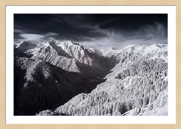 Bucegi Mountains In Winter