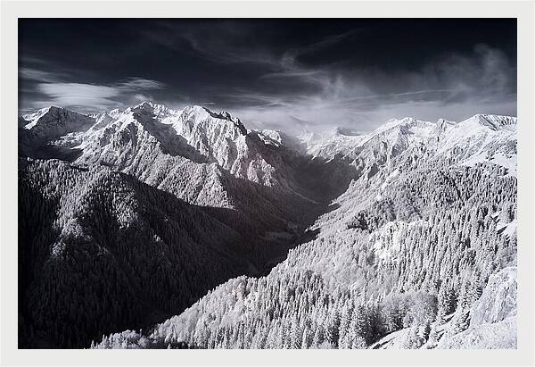 Bucegi Mountains In Winter