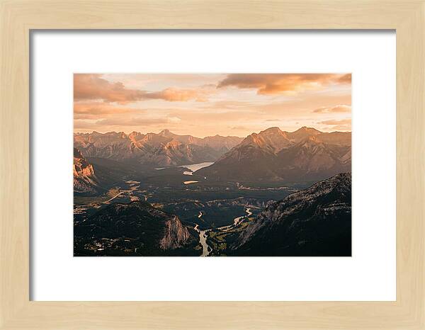 Bucegi Mountains Vista At Sunset