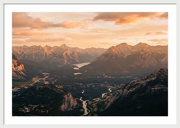 Bucegi Mountains Vista At Sunset