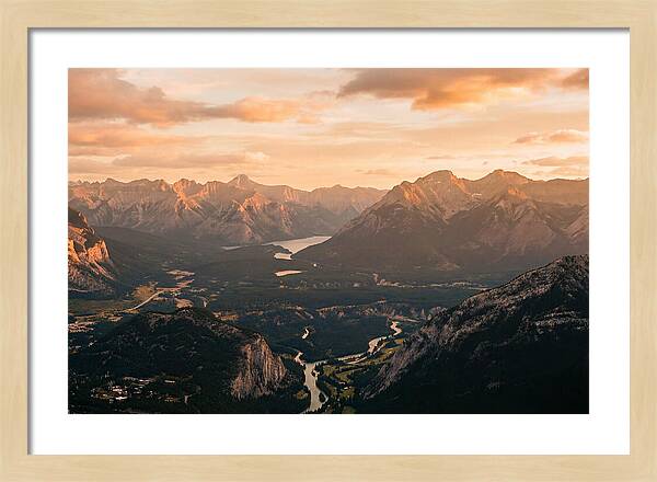 Bucegi Mountains Vista At Sunset