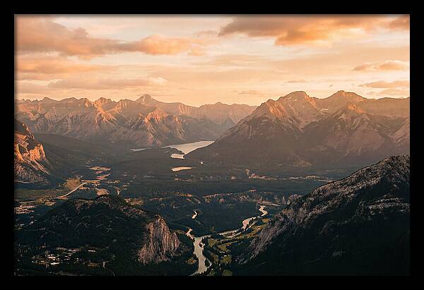Bucegi Mountains Vista At Sunset
