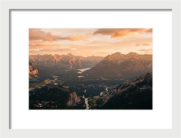 Bucegi Mountains Vista At Sunset
