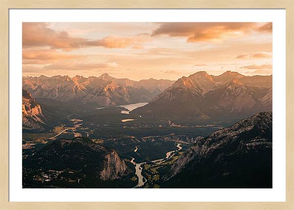Bucegi Mountains Vista At Sunset