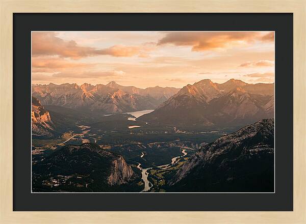 Bucegi Mountains Vista At Sunset