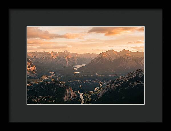 Bucegi Mountains Vista At Sunset