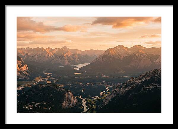 Bucegi Mountains Vista At Sunset