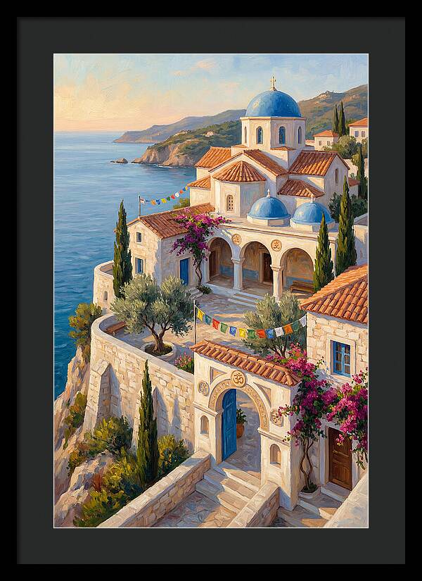 Buddhist Temple Overlooking Sea