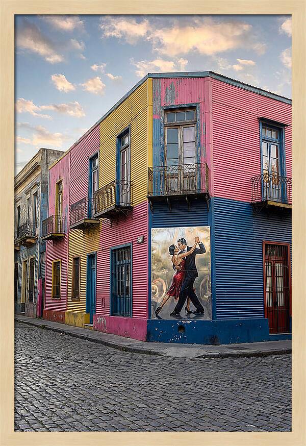 Buenos Aires Colorful Tango Scene
