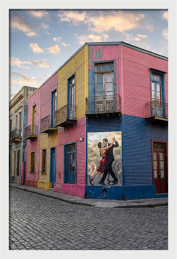 Buenos Aires Colorful Tango Scene