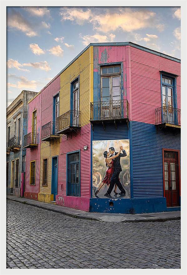 Buenos Aires Colorful Tango Scene