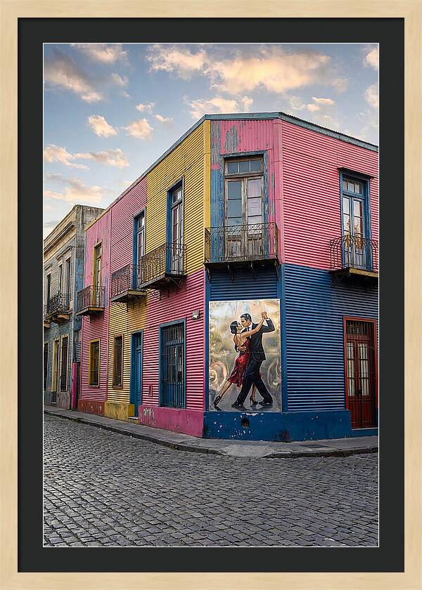 Buenos Aires Colorful Tango Scene
