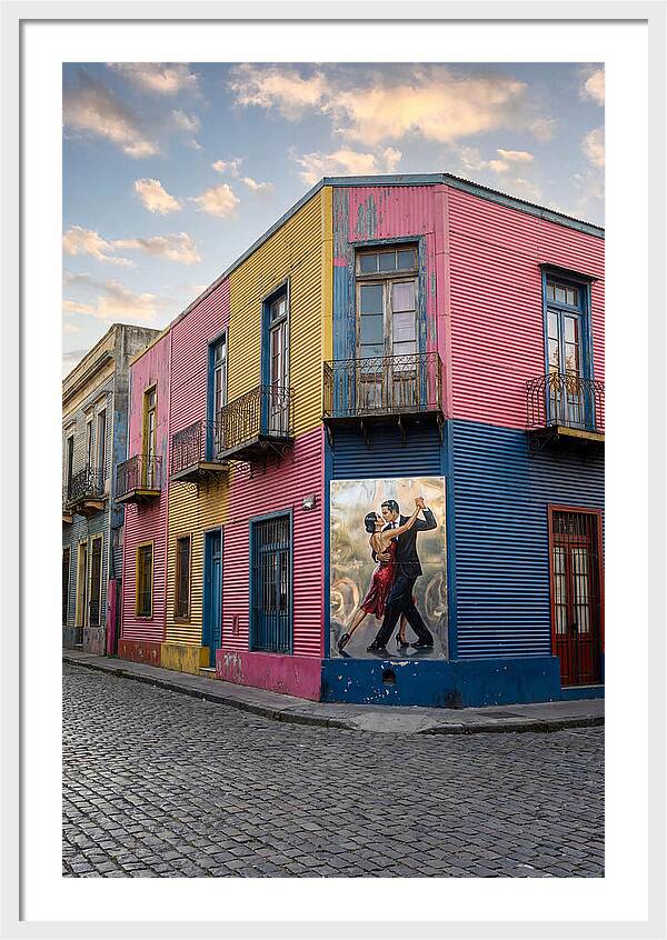 Buenos Aires Colorful Tango Scene