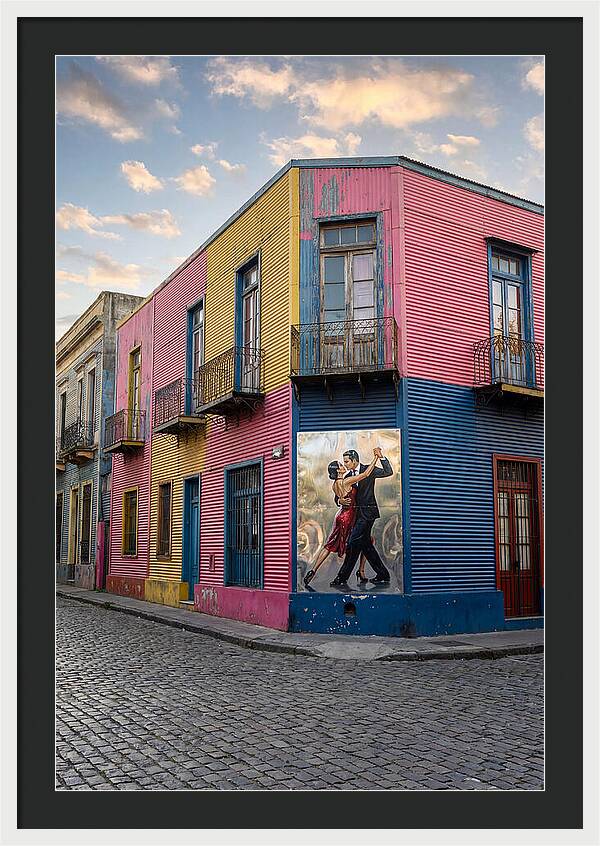 Buenos Aires Colorful Tango Scene