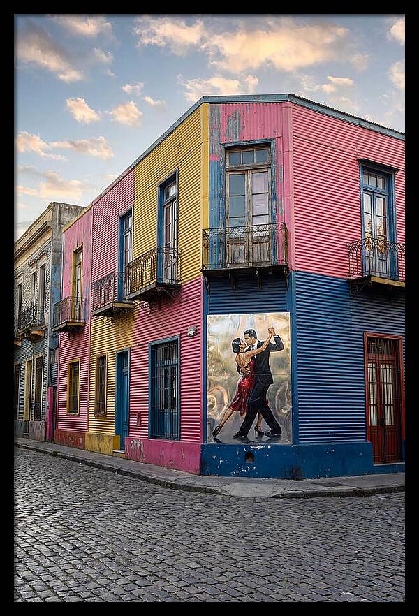 Buenos Aires Colorful Tango Scene
