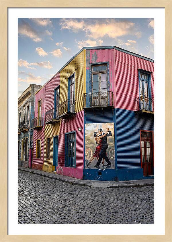 Buenos Aires Colorful Tango Scene